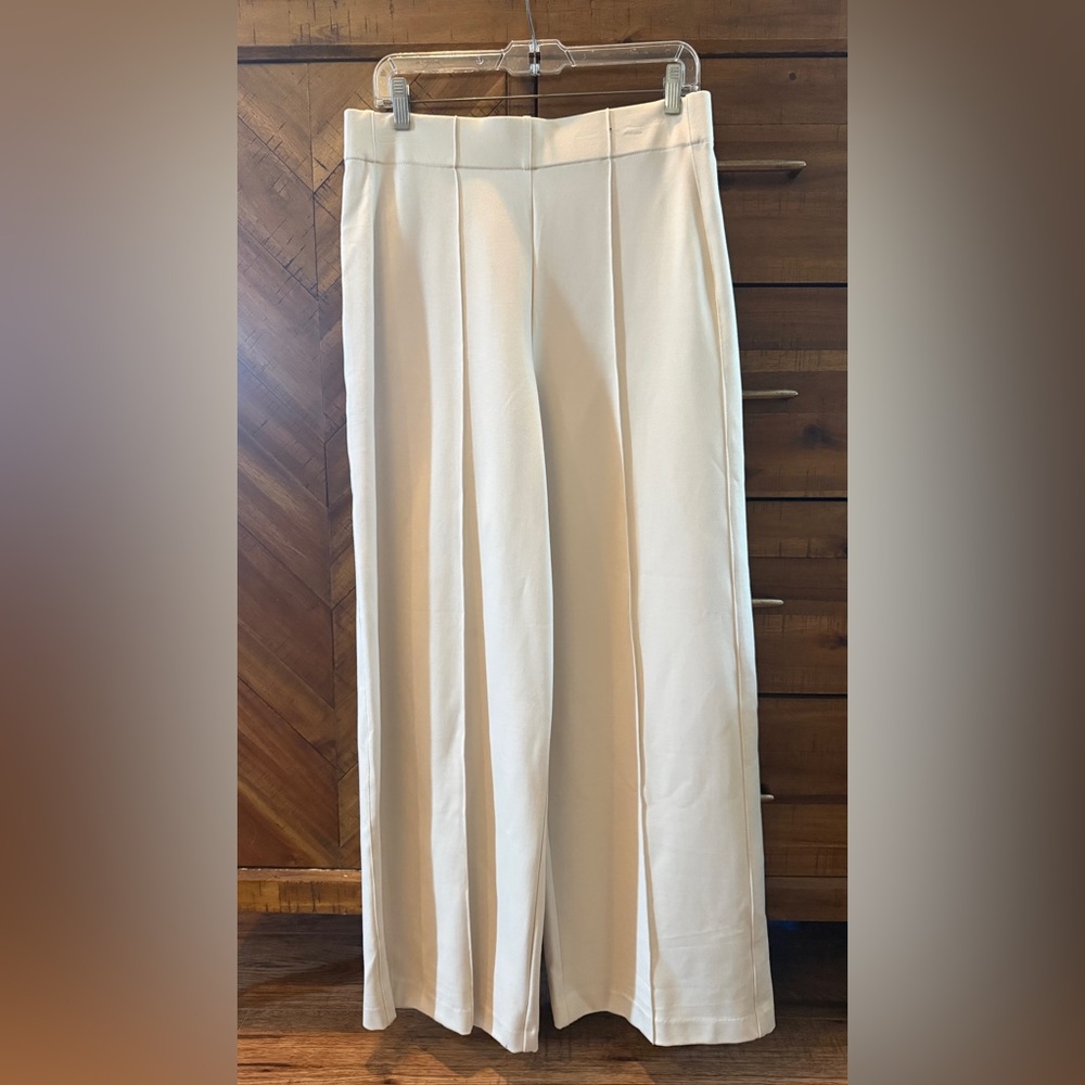 Jones New York High Rise Crop Pants - Cream